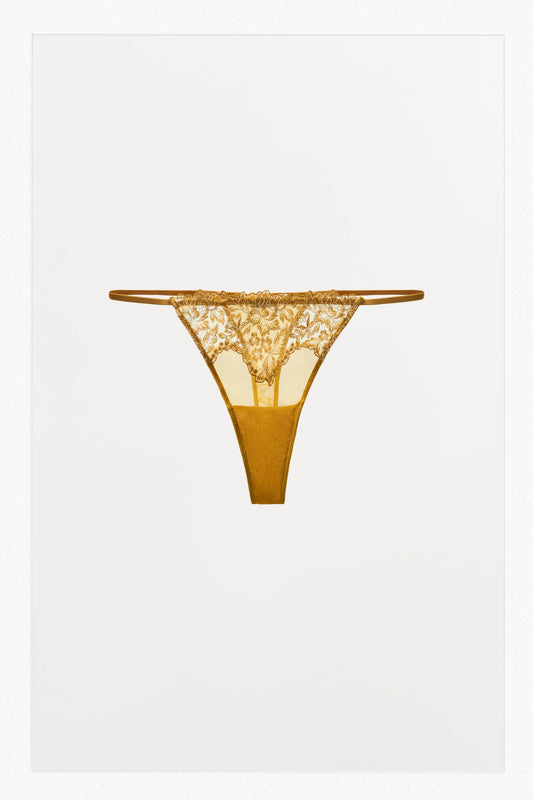 MESH LACE THONG