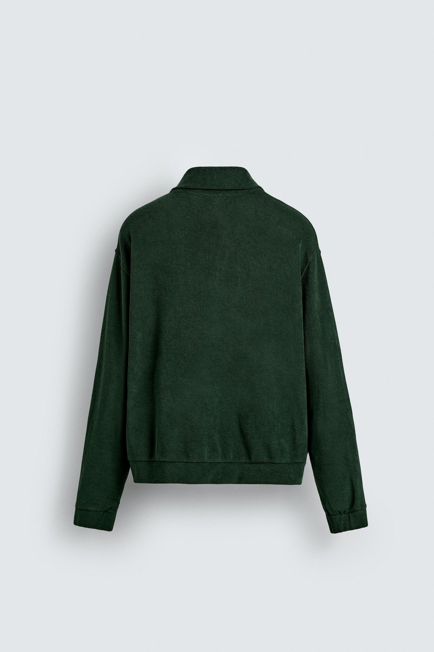 TOWEL ZIP-UP SWEATSHIRT