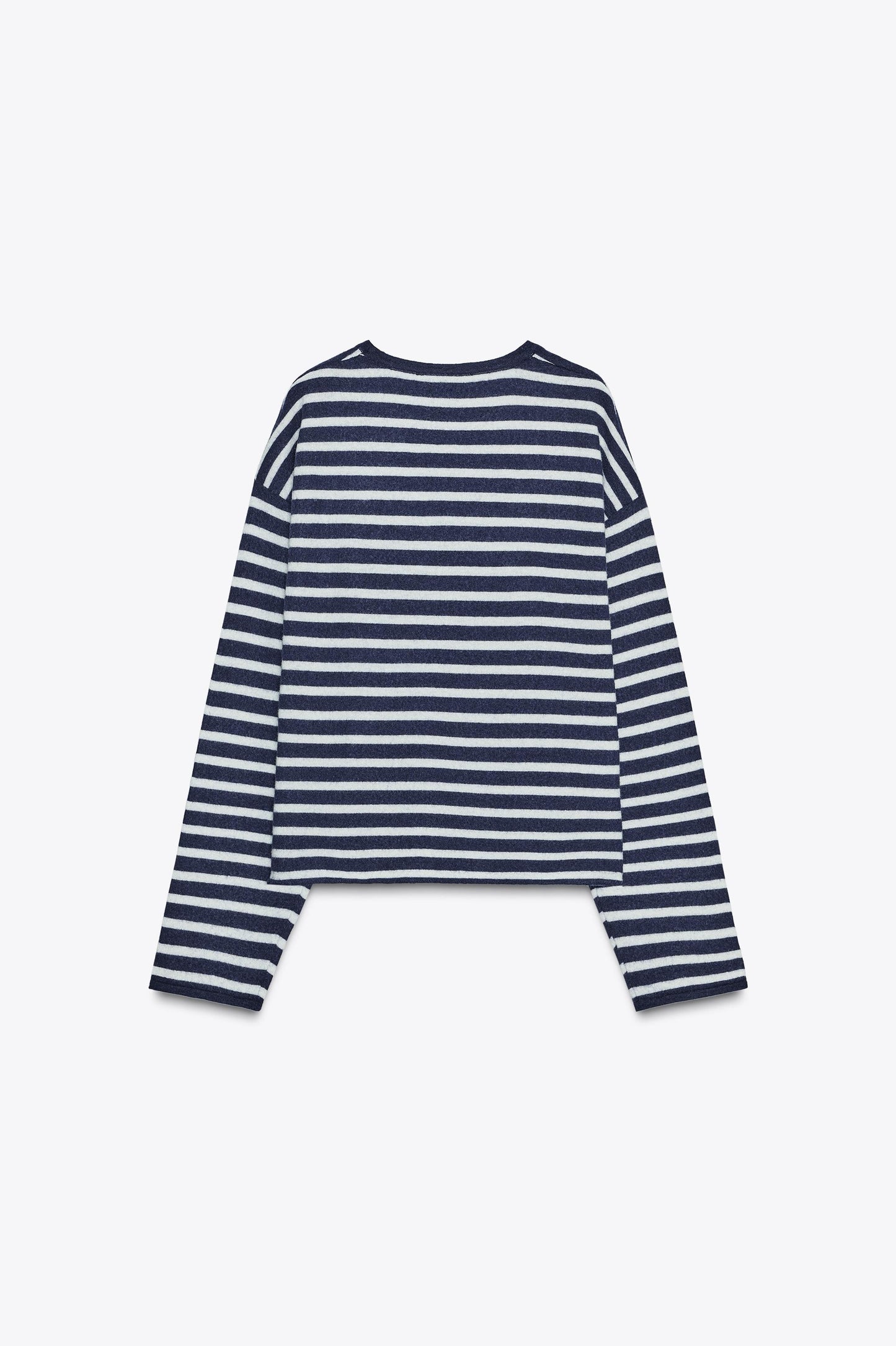 STRIPED KNIT SWEATER 100% WOOL
