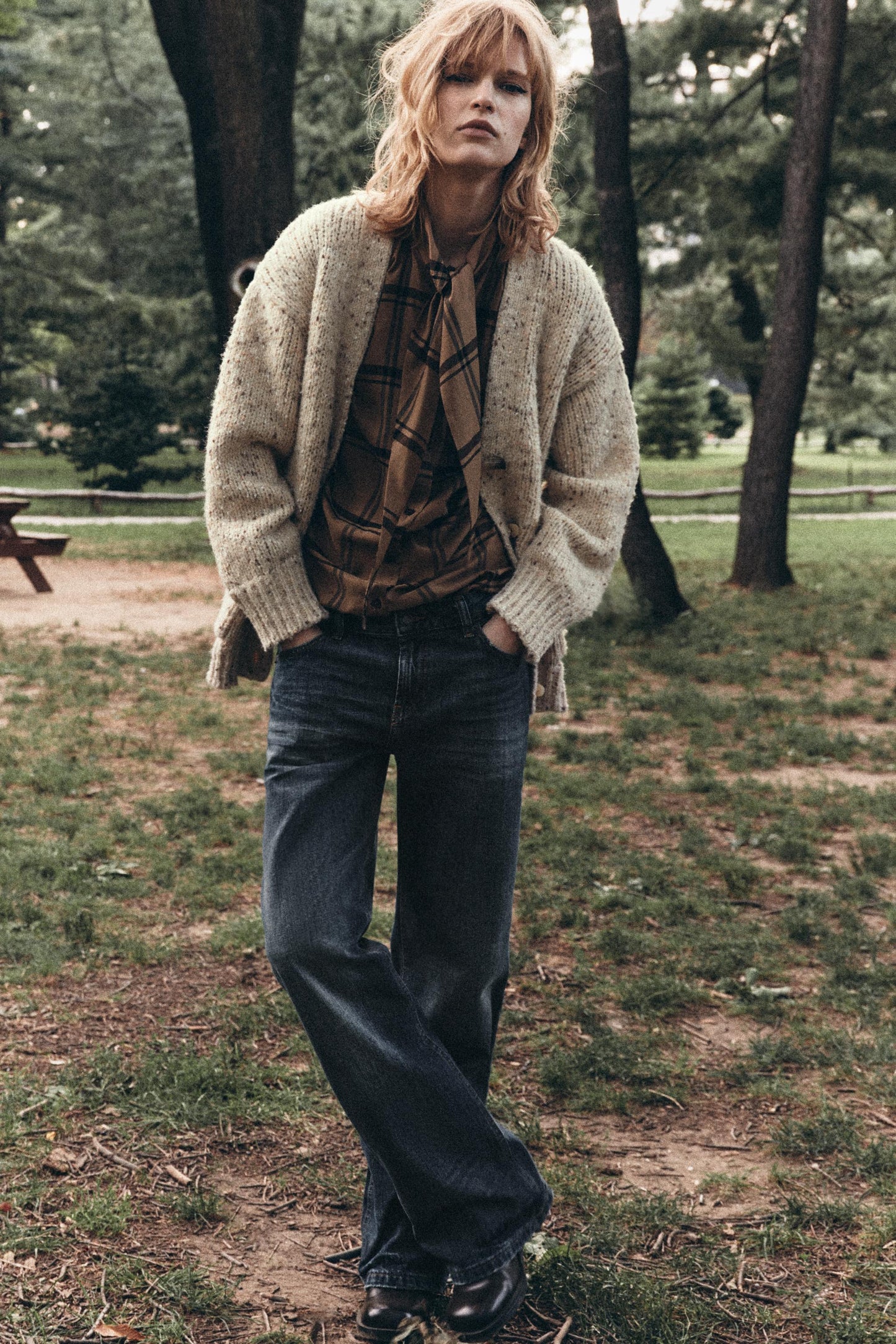 PINCHITA OVERSIZED KNIT CARDIGAN