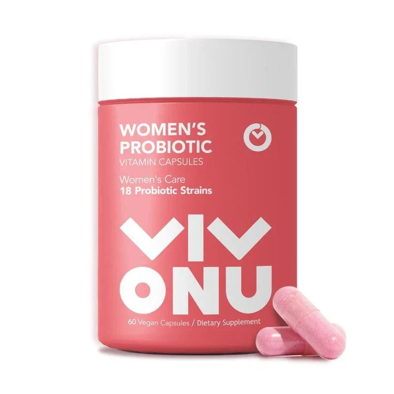 VIVONU Women's Probiotics - 18 Strains for Vaginal Health 60 Vegetarian Capsules